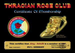 TRC Membership Certificate